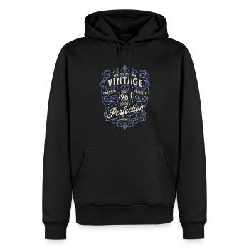 Vintage 1964 Geboren Limitierte Auflage - Männer Premium Bio Hoodie - Schwarz - Vorne - Nico (187cm)