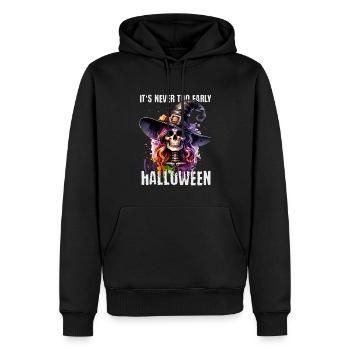 In einer Welt voller Prinzessinnen sei eine Hexe - Männer Premium Bio Hoodie - Schwarz - Vorne - Nico (187cm)