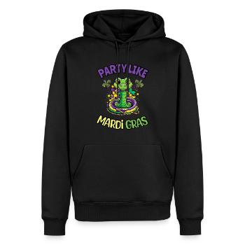 Party Wie Mardi Gras Snake Beads Fun Fest - Männer Premium Bio Hoodie - Schwarz - Vorne - Nico (187cm)
