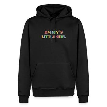 Kidcore Esthétique Daddy’s Little Girl Nostalgie - Sweat à capuche Premium bio Homme - noir - Devant - Nico (187cm)
