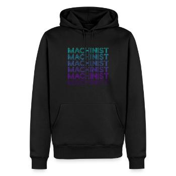 Cutting machine operator Cnc machine operator - Men’s Premium Organic Hoodie - black - Front - Nico (187cm)