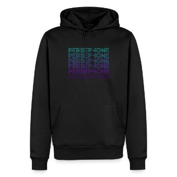 Perséphone Reine des Enfers Rétro - Sweat à capuche Premium bio Homme - noir - Devant - Nico (187cm)