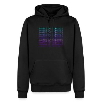 Juments de Diomède Mythologie grecque Rétro - Sweat à capuche Premium bio Homme - noir - Devant - Nico (187cm)