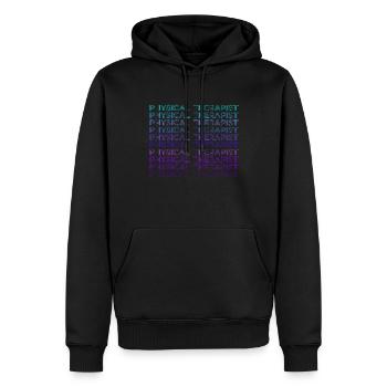 Physiotherapeutin Physiotherapie Retro - Männer Premium Bio Hoodie - Schwarz - Vorne - Nico (187cm)