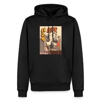 Kaiju Panda Japanisches Monster Geschenk - Männer Premium Bio Hoodie - Schwarz - Vorne - Nico (187cm)