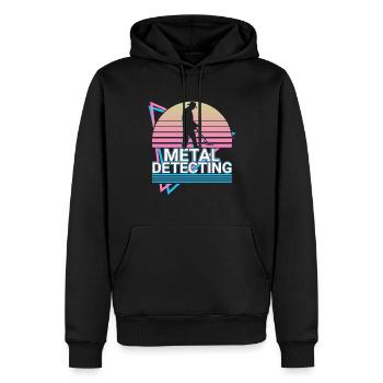 Metalldetektion Metalldetektor Metalldetektoren Ge - Männer Premium Bio Hoodie - Schwarz - Vorne - Nico (187cm)