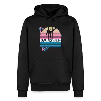 Kajukenbo Hawaiianische Kampfkunst Retro Geschenk - Männer Premium Bio Hoodie - Schwarz - Vorne - Nico (187cm)