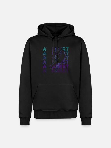 Baumpfleger Baumzucht Retro Geschenk - Männer Premium Bio Hoodie - Schwarz