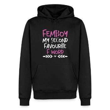 Lustiges Femboy-Geschenk - Männer Premium Bio Hoodie - Schwarz - Vorne - Nico (187cm)