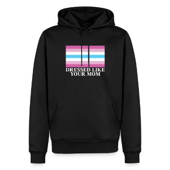 Cadeau De drapeau Femboy - Sweat à capuche Premium bio Homme - noir - Devant - Nico (187cm)