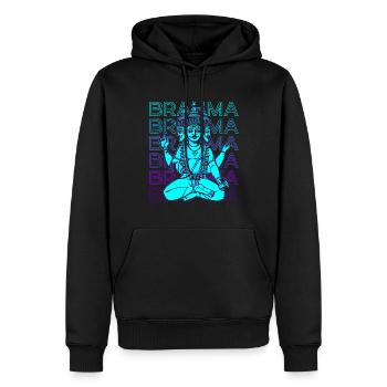 Brahma Uralter Gott Hindu-Mythologie Geschenk - Männer Premium Bio Hoodie - Schwarz - Vorne - Nico (187cm)