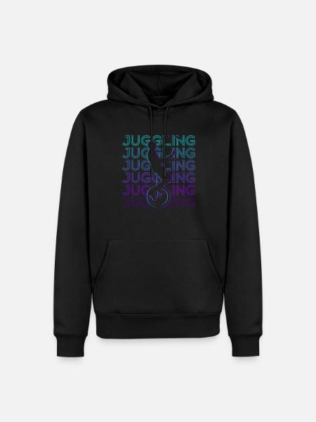 Jonglerie Juggler Rétro - Sweat à capuche Premium bio Homme - noir