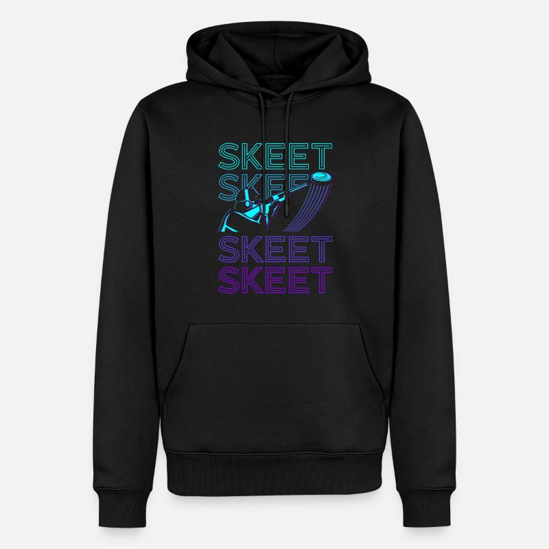 Skeet Rétro - Sweat à capuche Premium bio Homme - noir