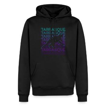 Tarrasque Français Mythologie Anciens Monstres Re - Sweat à capuche Premium bio Homme - noir - Devant - Nico (187cm)