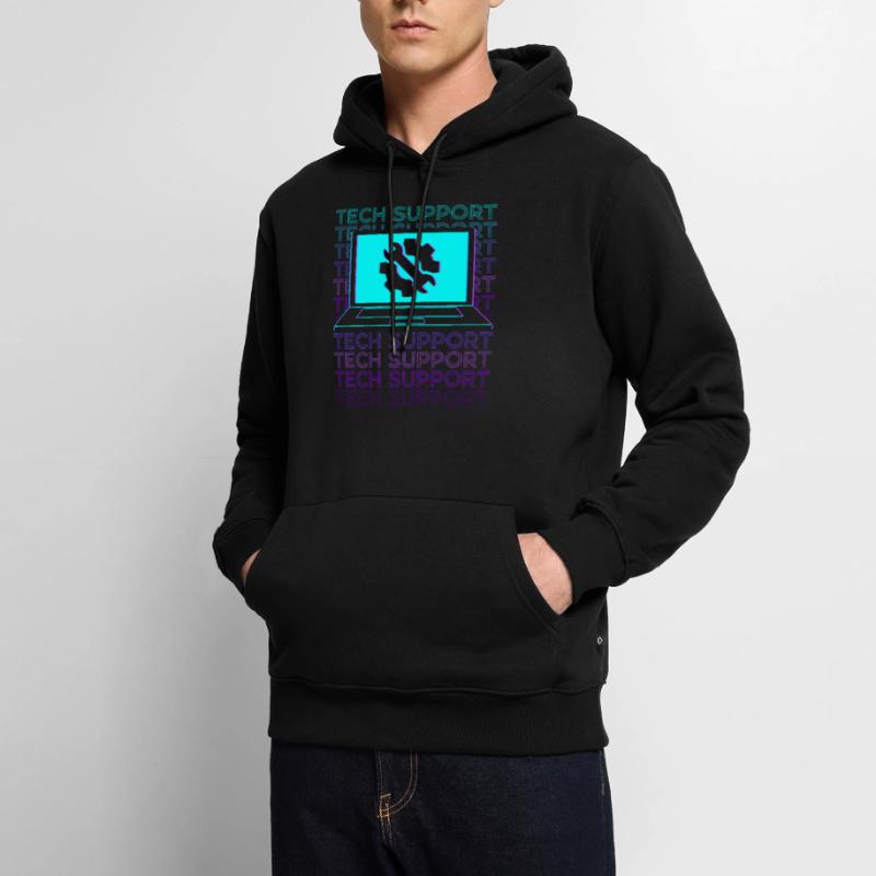 Support technique Support technique Sweat à capuche Premium bio Homme