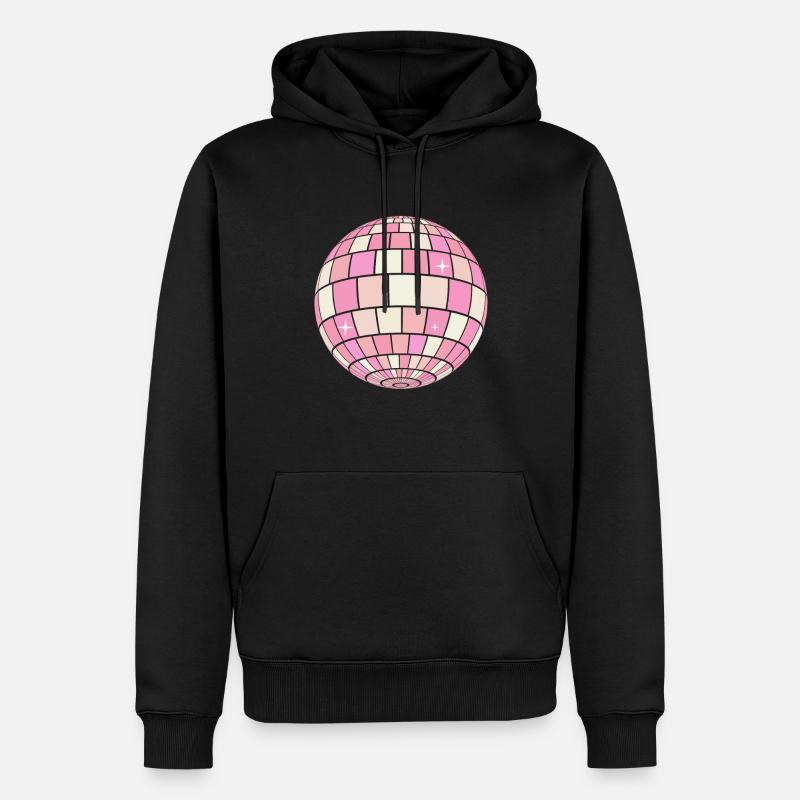 Bal Disco Esthétique Pastel Danois - Sweat à capuche Premium bio Homme - noir