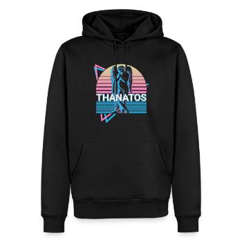 Thanatos Griechischer Gott Antike griechische Myth - Männer Premium Bio Hoodie - Schwarz - Vorne - Nico (187cm)