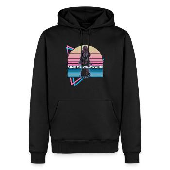 Aine von Knockaine Irische Göttin Antike - Männer Premium Bio Hoodie - Schwarz - Vorne - Nico (187cm)