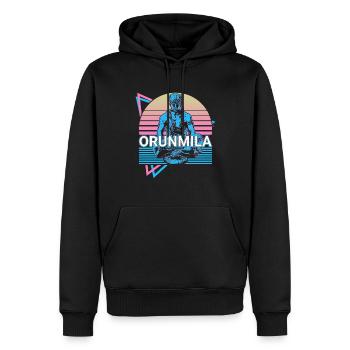 Orunmila Orisha Afrikanische Gottheit Yoruba Relig - Männer Premium Bio Hoodie - Schwarz - Vorne - Nico (187cm)