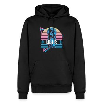 Ullr Nordischer Gott Asgard Nordische Mythologie R - Männer Premium Bio Hoodie - Schwarz - Vorne - Nico (187cm)