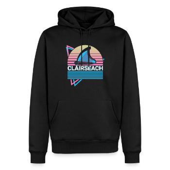 Keltische Harfe Irische Clairseach Irische Mytholo - Männer Premium Bio Hoodie - Schwarz - Vorne - Nico (187cm)