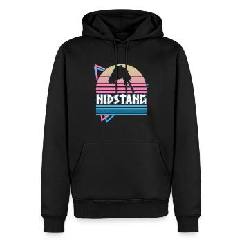 Nidstang Nordische Mythologie Germanisch Heidnisch - Männer Premium Bio Hoodie - Schwarz - Vorne - Nico (187cm)