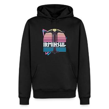 Irminsul Wikinger Nordische Mythologie Germanische - Männer Premium Bio Hoodie - Schwarz - Vorne - Nico (187cm)
