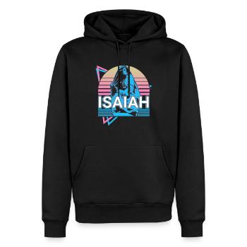 Jesaja Israelit Prophet Jude Jude - Männer Premium Bio Hoodie - Schwarz - Vorne - Nico (187cm)