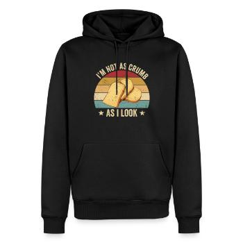 Lustiger Brotbacken-Bäcker - Männer Premium Bio Hoodie - Schwarz - Vorne - Nico (187cm)