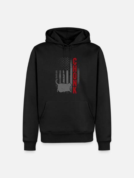 Chonk Meme Cat Chonk - Men’s Premium Organic Hoodie - black