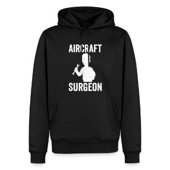 Chirurgien des fusées Ingénieur de fusée Cool Aerospace - Sweat à capuche Premium bio Homme - noir - Devant - Nico (187cm)