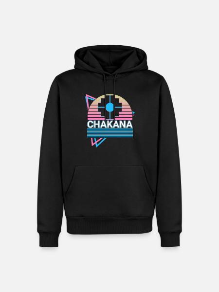 Chakana Inca Cross Retro - Men’s Premium Organic Hoodie - black