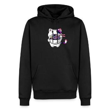 Genderfluid Proud Kawaii Car Ramen Noodles Genderf - Sweat à capuche Premium bio Homme - noir - Devant - Nico (187cm)