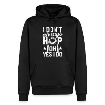 Lustiges Springseil Springseil - Männer Premium Bio Hoodie - Schwarz - Vorne - Nico (187cm)