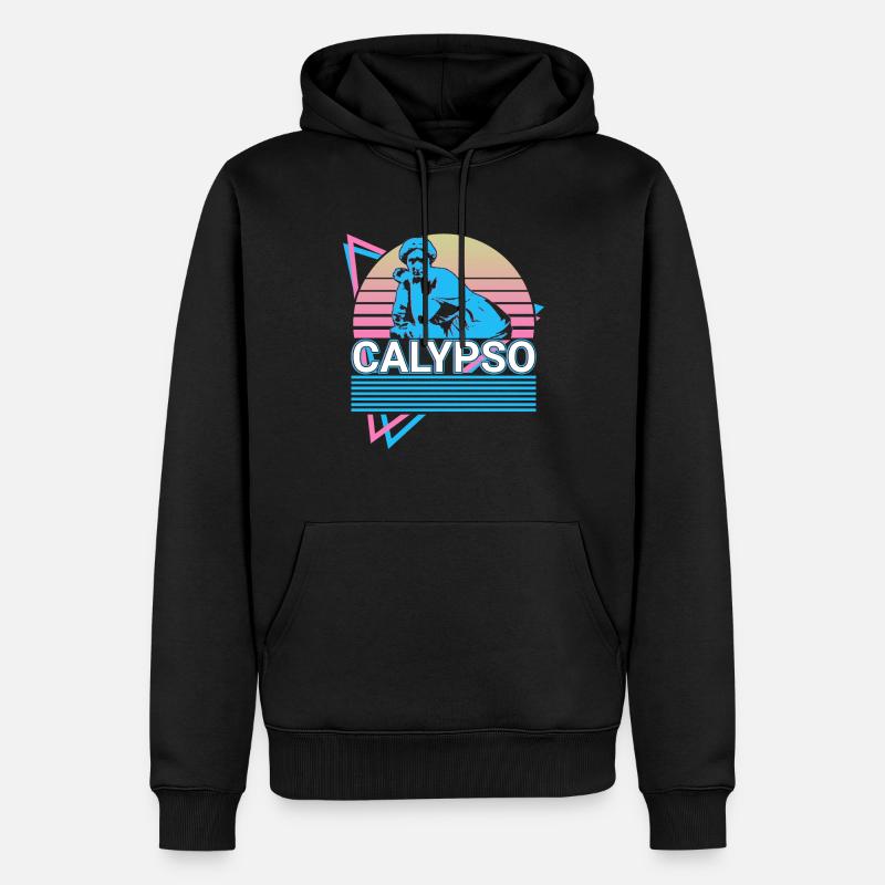 Déesse Calypso Mythe grec antique - Sweat à capuche Premium bio Homme - noir