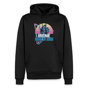 Irene Göttin Altgriechisch Griechische Mythologie - Männer Premium Bio Hoodie - Schwarz - Vorne - Nico (187cm)