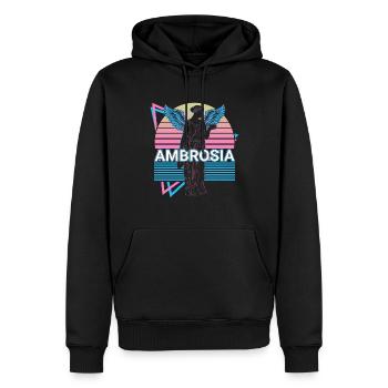 Déesse Ambrosia Mythologie grecque antique - Sweat à capuche Premium bio Homme - noir - Devant - Nico (187cm)