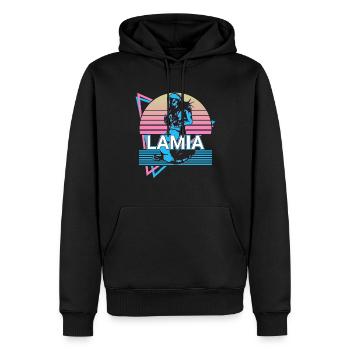 Lamia créatures mythiques Mythologie grecque antique Ret - Sweat à capuche Premium bio Homme - noir - Devant - Nico (187cm)