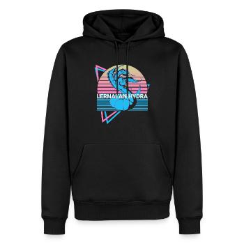 Lernaean Hydra Mythische Kreatur Griechische Mytho - Männer Premium Bio Hoodie - Schwarz - Vorne - Nico (187cm)