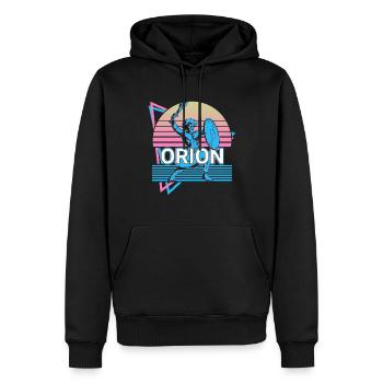 Chasseur de géants d’Orion Mythologie grecque antique Re - Sweat à capuche Premium bio Homme - noir - Devant - Nico (187cm)