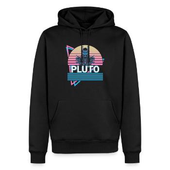 Pluton dieu des enfers Mythologie romaine antique - Sweat à capuche Premium bio Homme - noir - Devant - Nico (187cm)