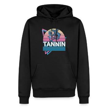 Tanin Tunnanu Créatures mythiques Mythologie juive Retr - Sweat à capuche Premium bio Homme - noir - Devant - Nico (187cm)