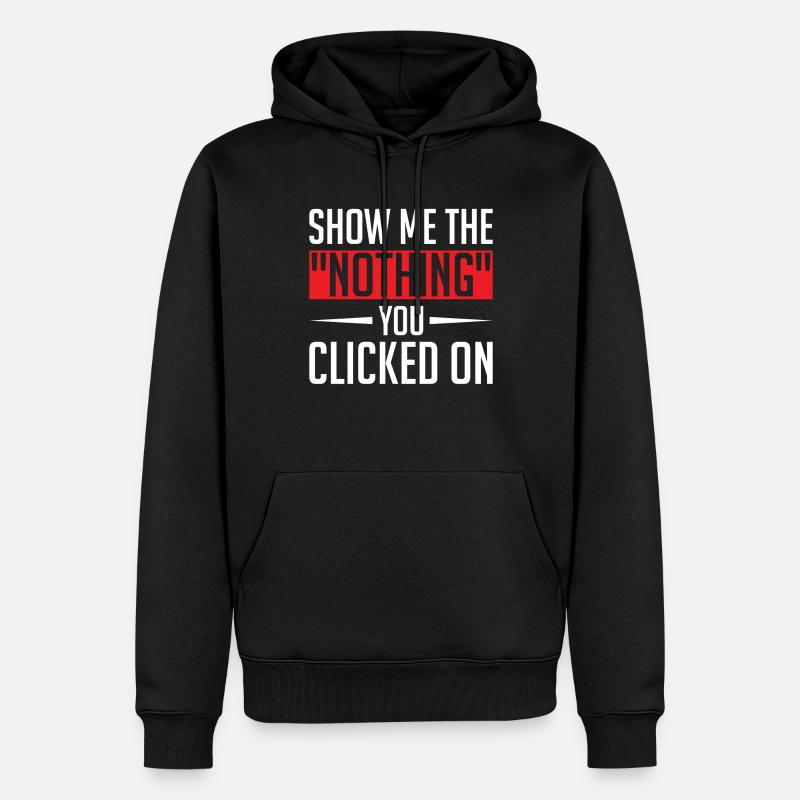 Cybersecurity Computer Security Cybersecurity - Men’s Premium Organic Hoodie - black