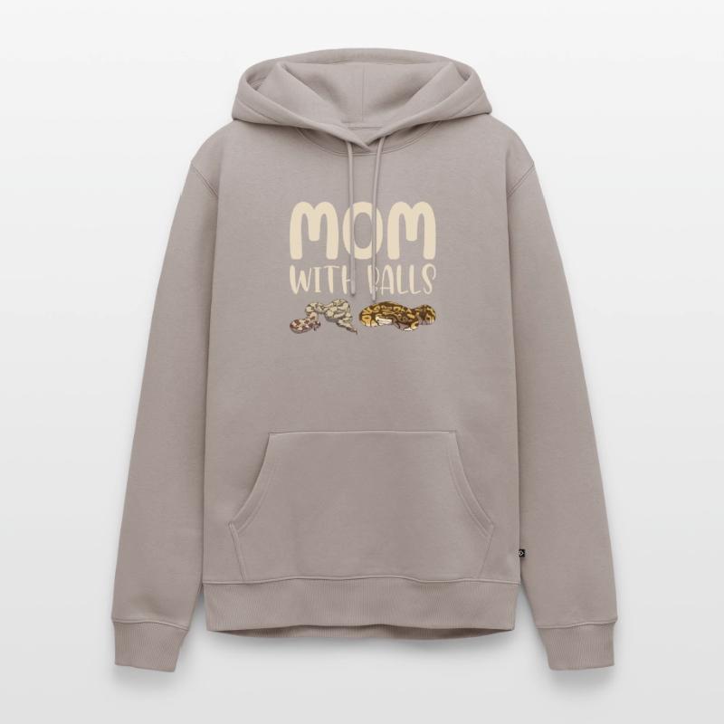 Drôle de boule Python Serpent Sweat à capuche Premium bio Homme