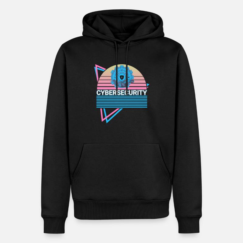 Cybersecurity Computersicherheit Cybersecurity - Männer Premium Bio Hoodie - Schwarz
