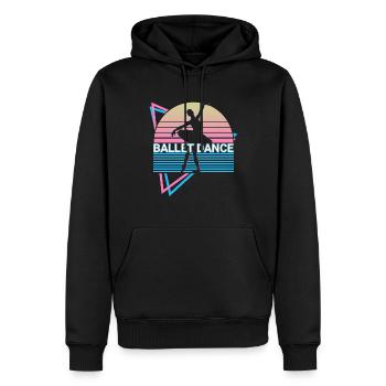 Ballett Tanz Ballett Tanzen Ballerina Retro - Männer Premium Bio Hoodie - Schwarz - Vorne - Nico (187cm)