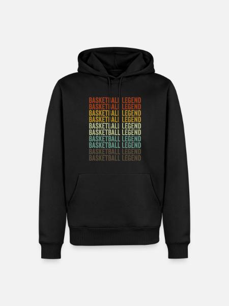 Basketball Legend Basketball Legend - Men’s Premium Organic Hoodie - black