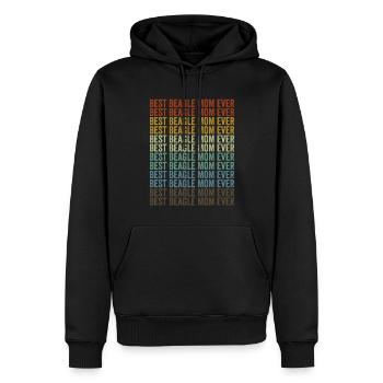 Beste Beagle-Mama aller Zeiten Beagle-Hund Beagle- - Männer Premium Bio Hoodie - Schwarz - Vorne - Nico (187cm)