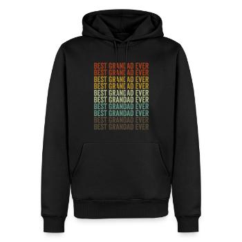 Bester Opa aller Zeiten Vatertag Großvater - Männer Premium Bio Hoodie - Schwarz - Vorne - Nico (187cm)
