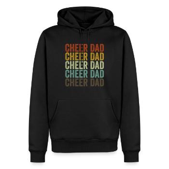 Cheer Dad - Männer Premium Bio Hoodie - Schwarz - Vorne - Nico (187cm)